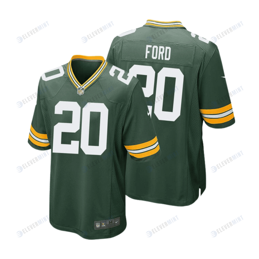 Rudy Ford 20 Green Bay Packers Men Home Game Jersey - Green