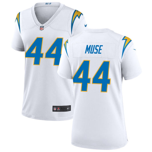 Tanner Muse Nike Los Angeles Chargers Women's Game Jersey - White