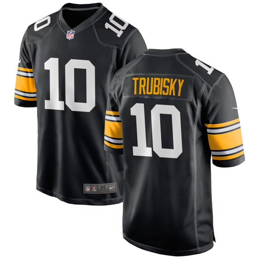 Mitch Trubisky Pittsburgh Steelers Nike Alternate Game Jersey - Black