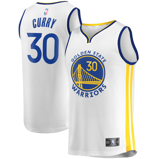 Stephen Curry Golden State Warriors Fanatics Branded 2022/23 Fast Break Replica Player Jersey - Association Edition - White