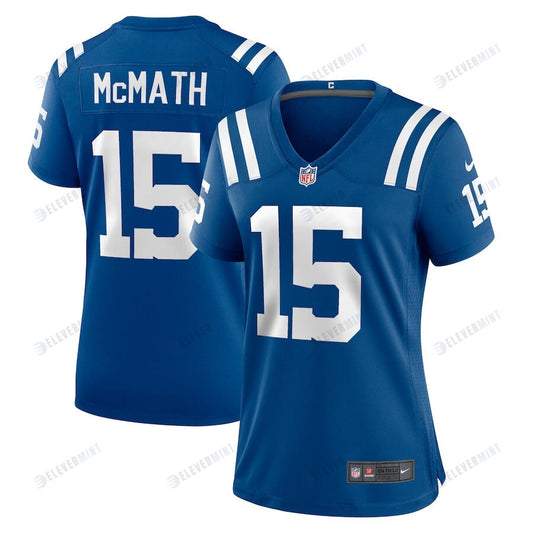 Racey McMath 15 Indianapolis Colts Women Team Game Jersey - Royal