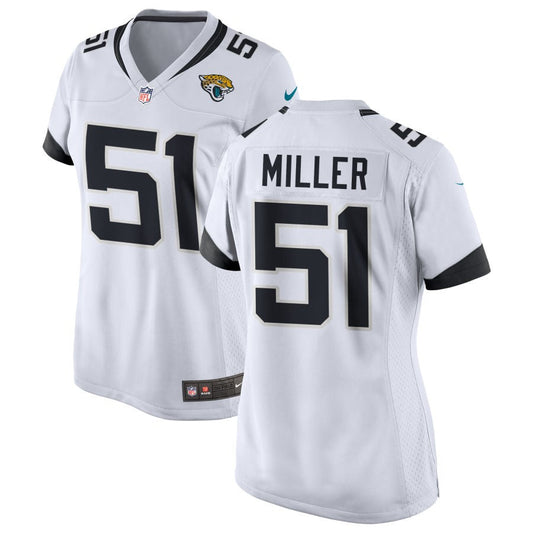 Ventrell Miller Jacksonville Jaguars Nike Women's Game Jersey - White