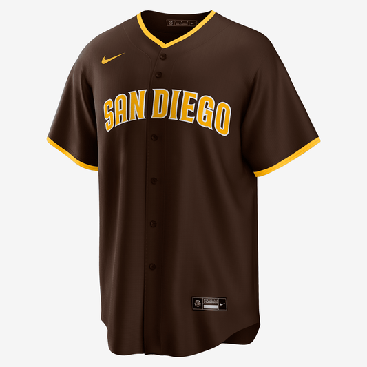 MLB San Diego Padres Men's Replica Baseball Jersey - Brown