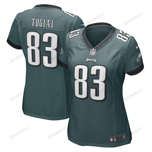 Noah Togiai Philadelphia Eagles Women's Game Player Jersey - Midnight Green