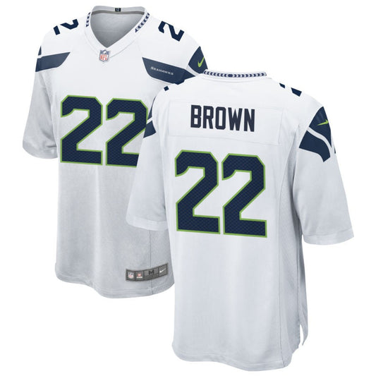 Tre Brown Seattle Seahawks Nike Game Jersey - White