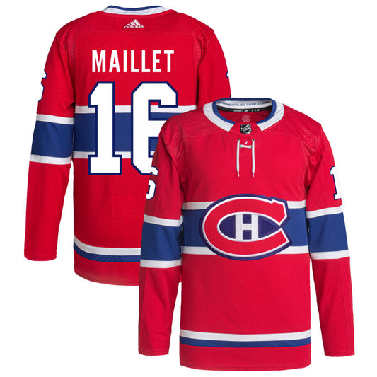 Philippe Maillet Montreal Canadiens adidas Home Primegreen Authentic Pro Jersey - Red