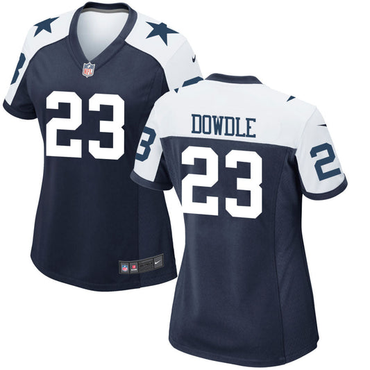 Rico Dowdle Dallas Cowboys Nike Women's Alternate Game Jersey - Navy