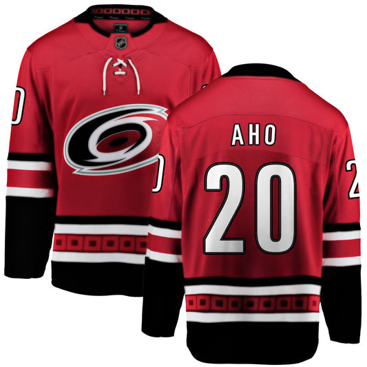 Sebastian Aho Carolina Hurricanes Fanatics Branded Home Breakaway Jersey - Red