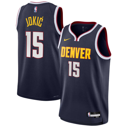 Nikola Jokic Denver Nuggets Nike Youth Swingman Jersey - Icon Edition - Navy