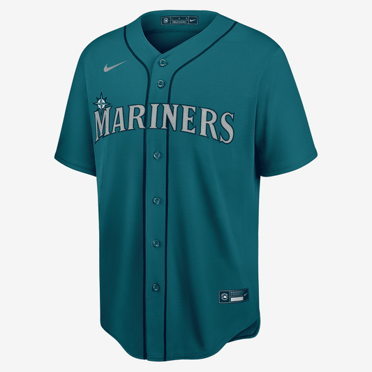 MLB Seattle Mariners Men's Replica Baseball Jersey - Mardi Gras