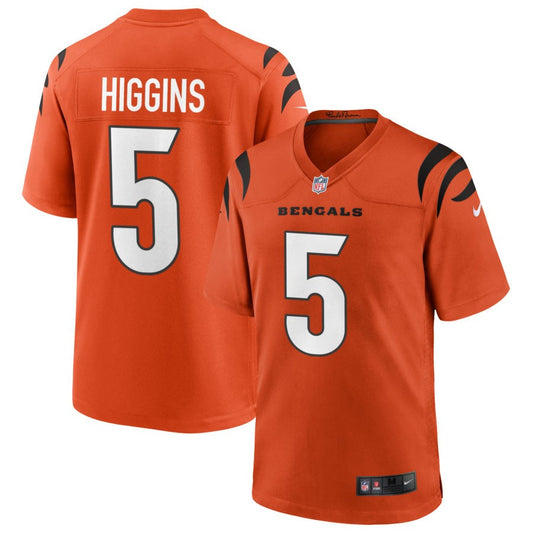 Tee Higgins Cincinnati Bengals Nike Youth Alternate Game Jersey - Orange