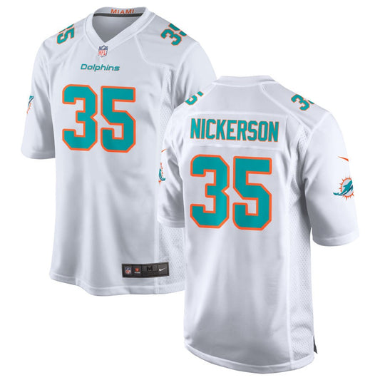 Parry Nickerson Miami Dolphins Nike Game Jersey - White