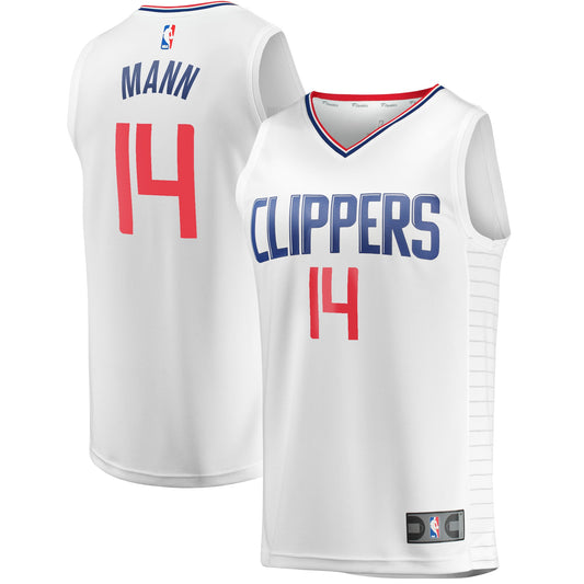 Terance Mann LA Clippers Fanatics Branded Fast Break Player Jersey - Association Edition - White