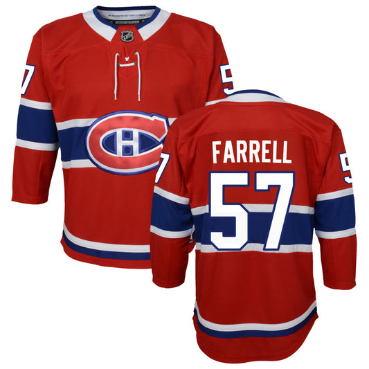 Sean Farrell Montreal Canadiens Youth Home Premier Jersey - Red