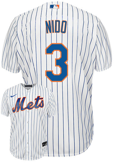 Tomas Nido Jersey - NY Mets Replica Adult Home Jersey