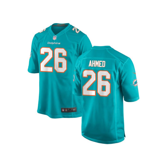 Salvon Ahmed Miami Dolphins Nike Youth Game Jersey - Aqua