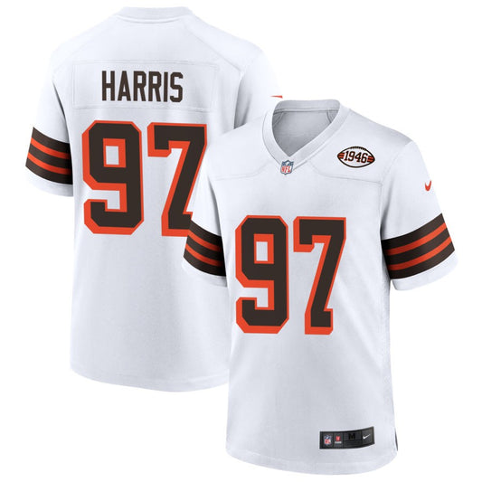 Shelby Harris Cleveland Browns Nike 1946 Collection Alternate Jersey - White