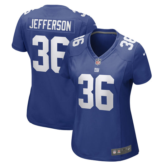 Tony Jefferson New York Giants Nike Women's Game Player Jersey - Royal