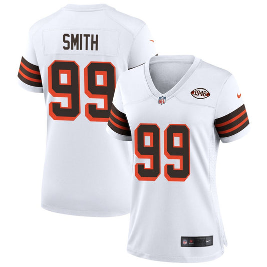 Za'Darius Smith Cleveland Browns Nike Women's 1946 Collection Alternate Jersey - White