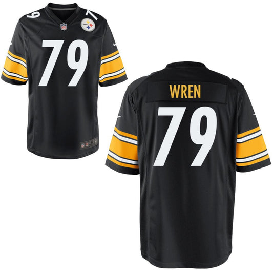 Renell Wren Pittsburgh Steelers Nike Youth Game Jersey - Black