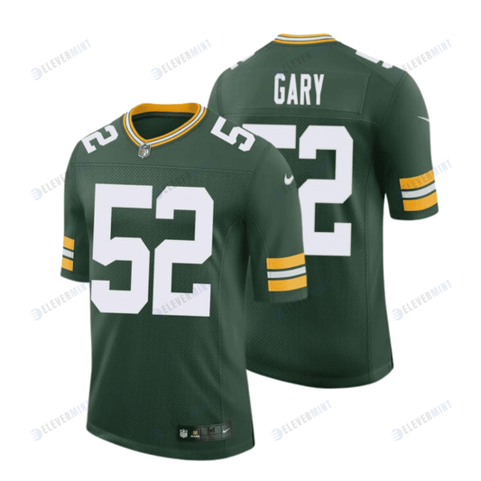 Rashan Gary 52 Green Bay Packers Men Home Limited Jersey - Green