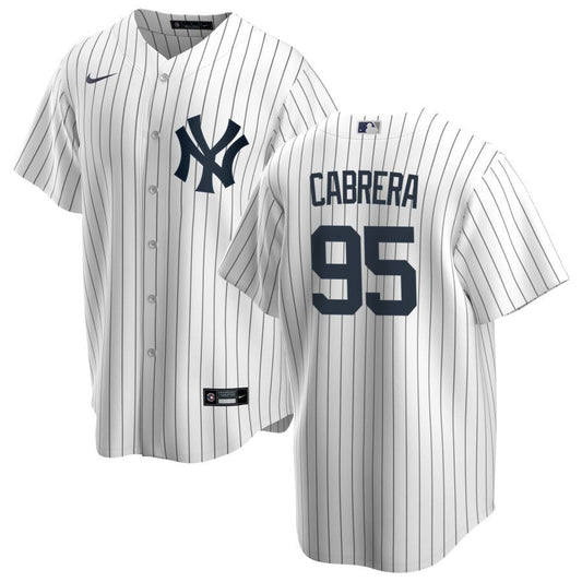 Oswaldo Cabrera New York Yankees Nike Home Replica Jersey - White