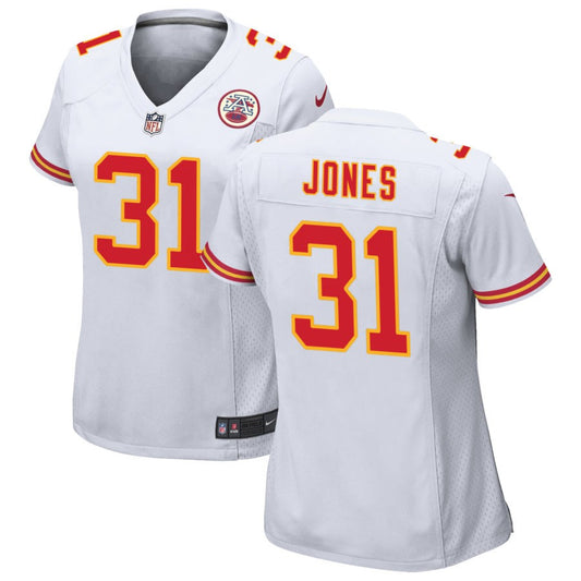 Nic Jones Kansas City Chiefs Nike Women's Game Jersey - White