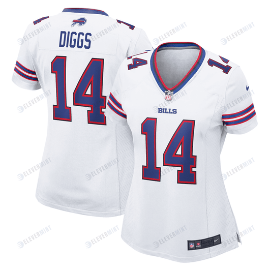 Stefon Diggs Buffalo Bills Women's Game Jersey - White Jersey