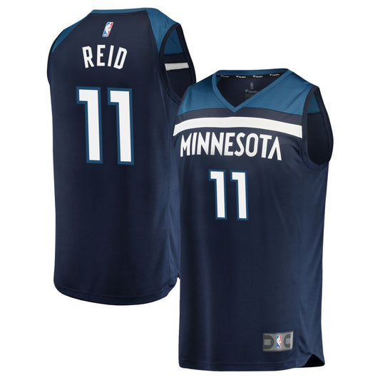 Naz Reid Minnesota Timberwolves Fanatics Branded Fast Break Replica Jersey Navy - Icon Edition