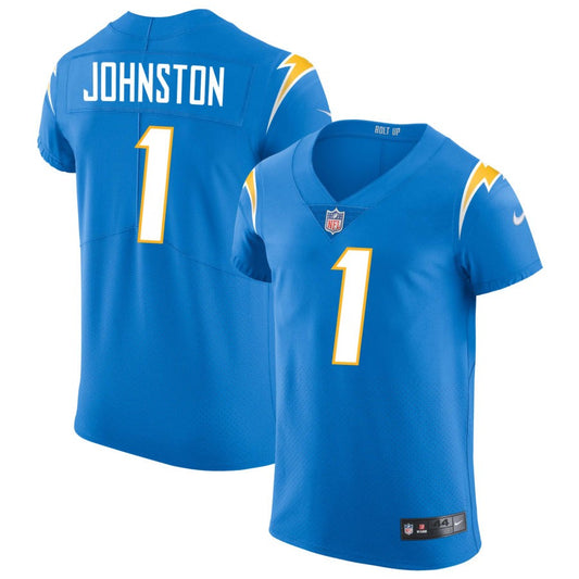 Quentin Johnston Los Angeles Chargers Nike Vapor Elite Jersey - Powder Blue