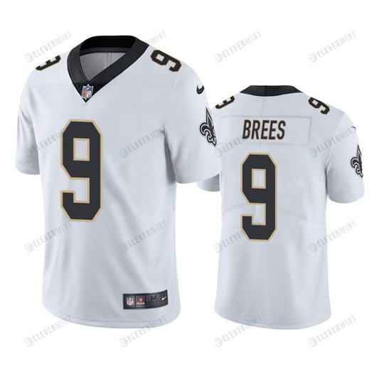 New Orleans Saints Drew Brees 9 White Vapor Limited Jersey