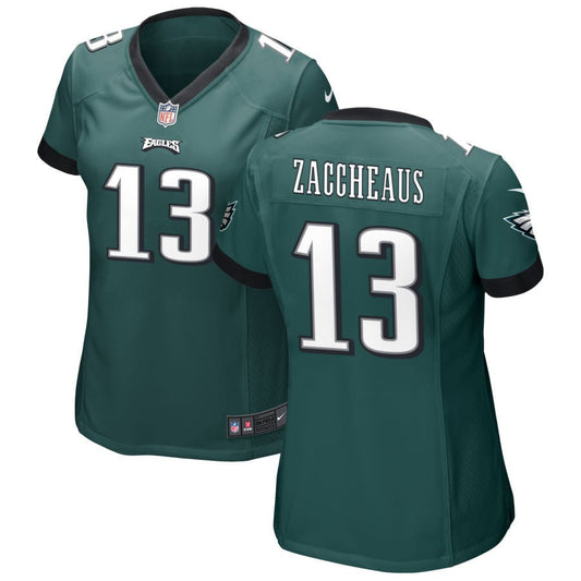 Olamide Zaccheaus Philadelphia Eagles Nike Women's Game Jersey - Midnight Green