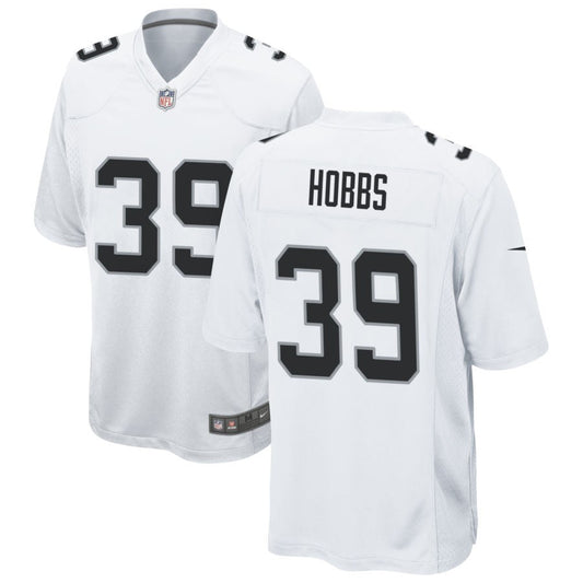 Nate Hobbs Las Vegas Raiders Nike Game Jersey - White