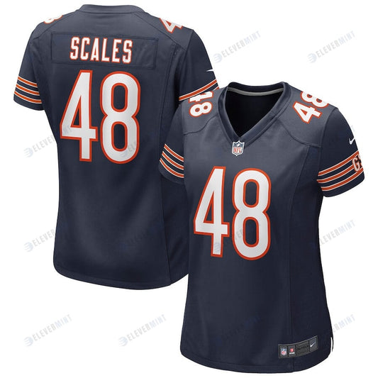 Patrick Scales 48 New York Giants Women Game Jersey - Navy