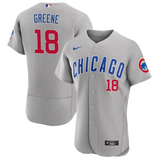 Shane Greene Chicago Cubs Nike Road Authentic Jersey - Gray