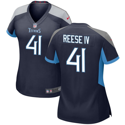 Otis Reese IV Tennessee Titans Nike Women's Game Jersey - Navy