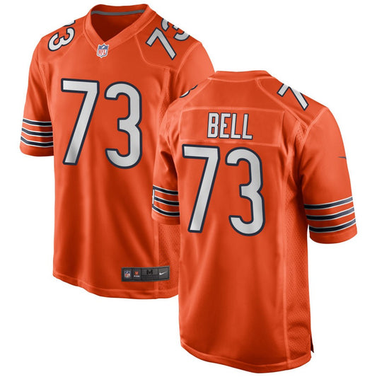 Travis Bell Chicago Bears Nike Alternate Game Jersey - Orange