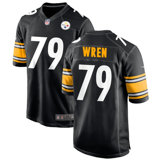 Renell Wren Pittsburgh Steelers Nike Game Jersey - Black