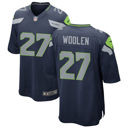 Riq Woolen Seattle Seahawks Nike Game Jersey - College Navy