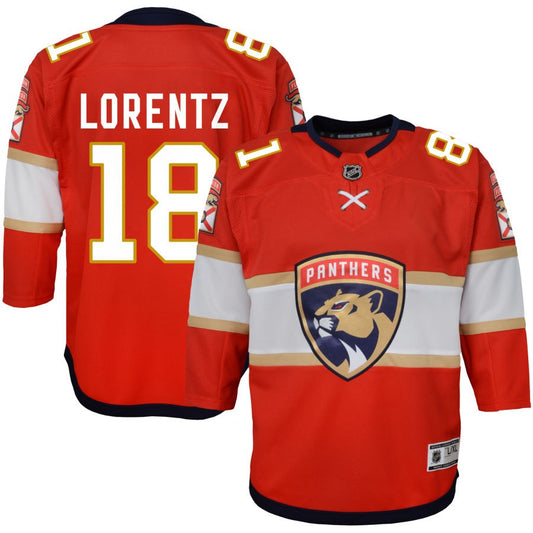 Steven Lorentz Florida Panthers Youth Home Premier Jersey - Red