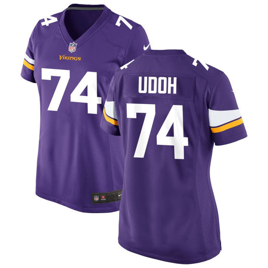 Olisaemeka Udoh Minnesota Vikings Nike Women's Game Jersey - Purple