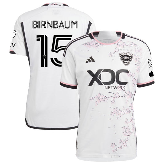 Steven Birnbaum D.C. United adidas 2023 The Cherry Blossom Kit Authentic Jersey - White