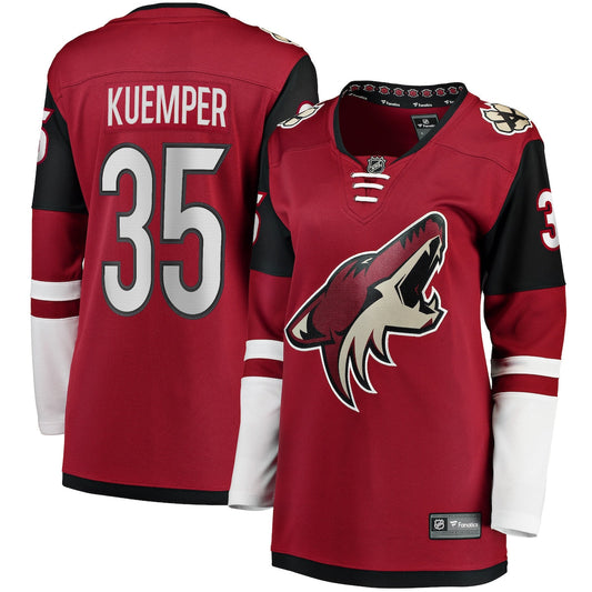 Women's Darcy Kuemper Fanatics Coyotes Breakaway Alternate Jersey - Red