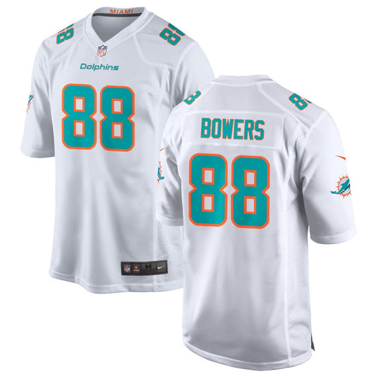 Nick Bowers Miami Dolphins Nike Game Jersey - White