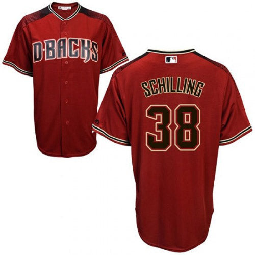 Youth Arizona Diamondbacks Curt Schilling Replica Alternate Jersey - Red