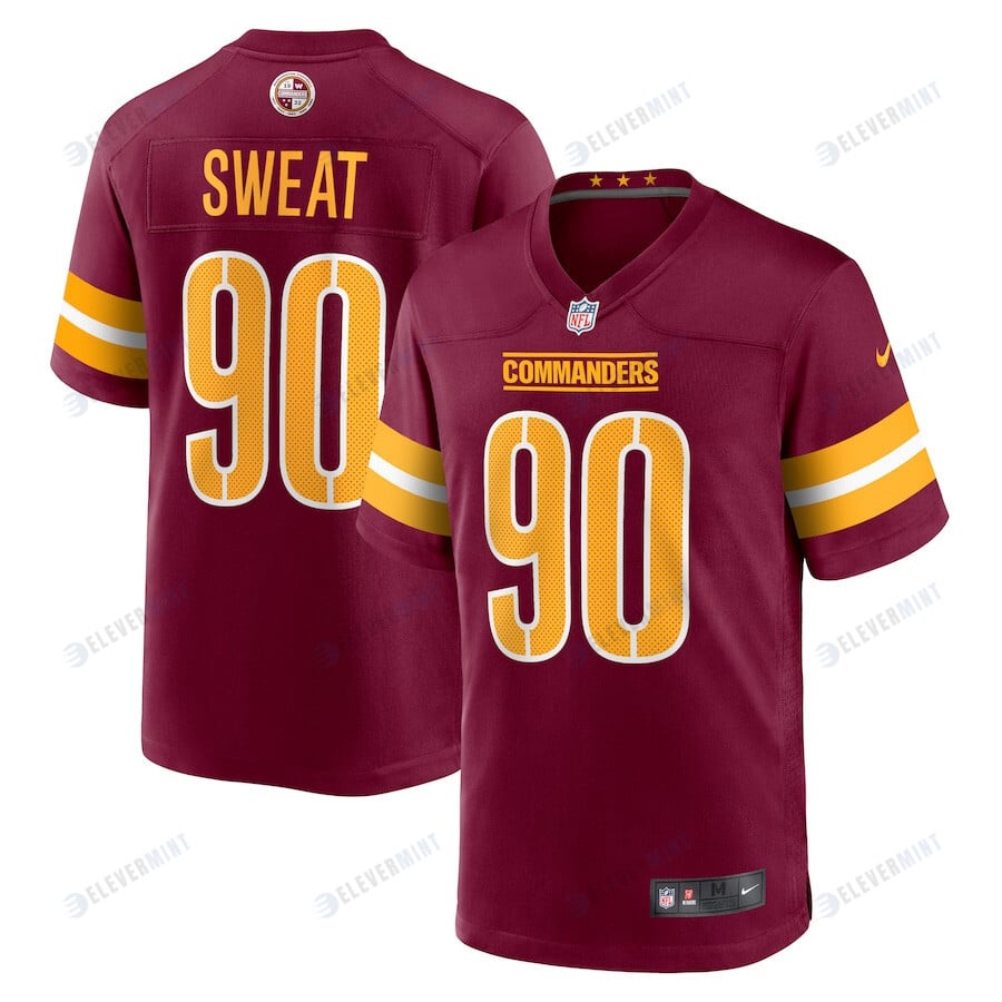 Montez Sweat 90 Washington Commanders Game YOUTH Jersey - Burgundy