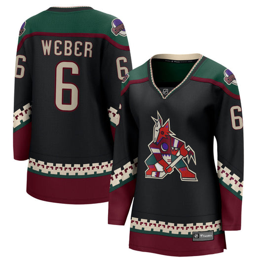 Shea Weber Arizona Coyotes Fanatics Branded Women's 2021/22 Home Breakaway Jersey - Black