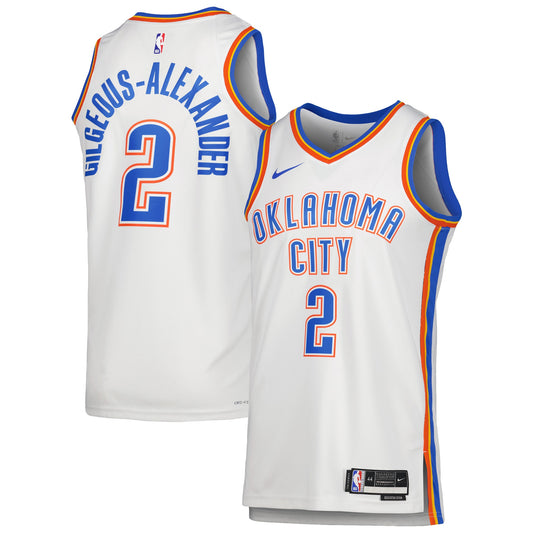 Shai Gilgeous-Alexander Oklahoma City Thunder Nike Unisex Swingman Jersey - Association Edition - White