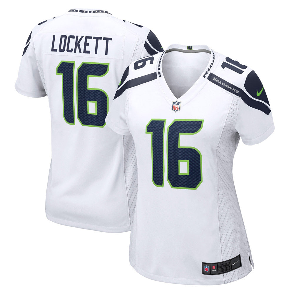 Women's Seattle Seahawks Tyler Lockett Game Jersey White