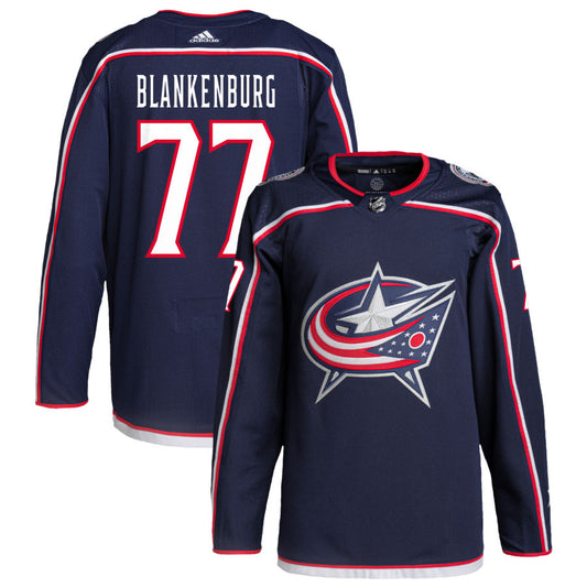 Nick Blankenburg Columbus Blue Jackets adidas Home Primegreen Authentic Pro Jersey - Navy